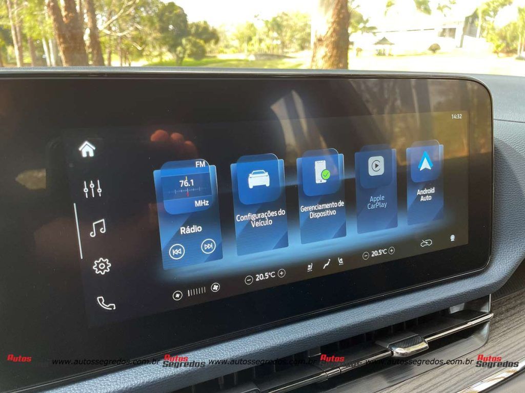 multimídia do Ford Territory Titanium 2024