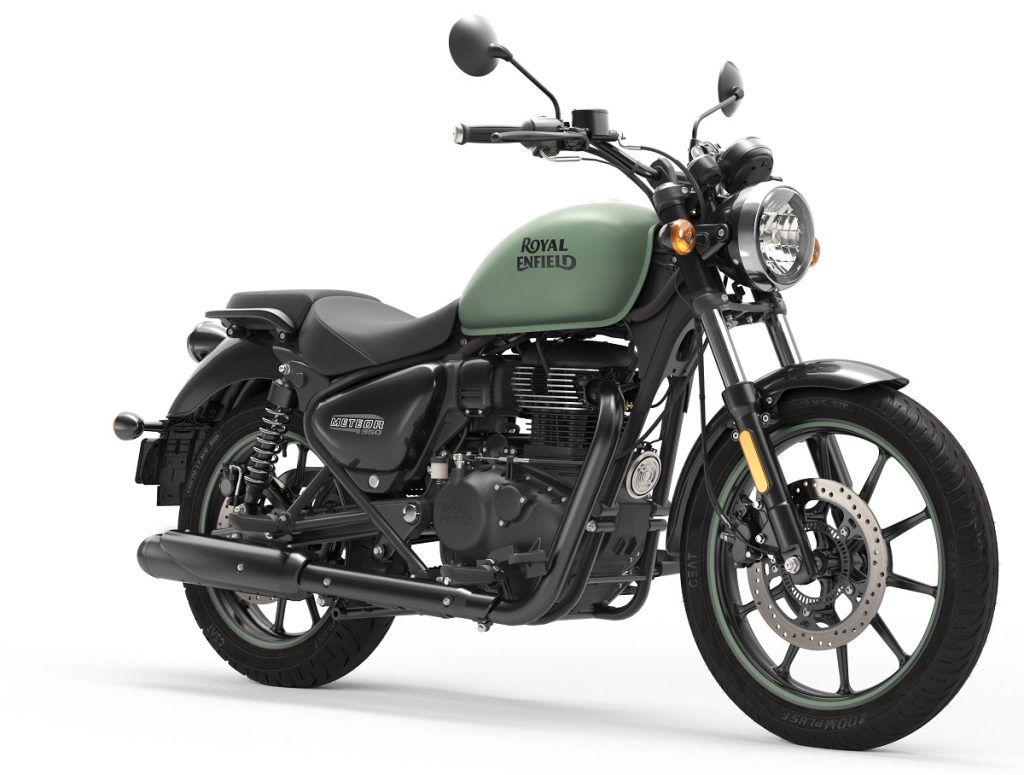 Royal Enfield Meteor 350 Fireball Matt Green