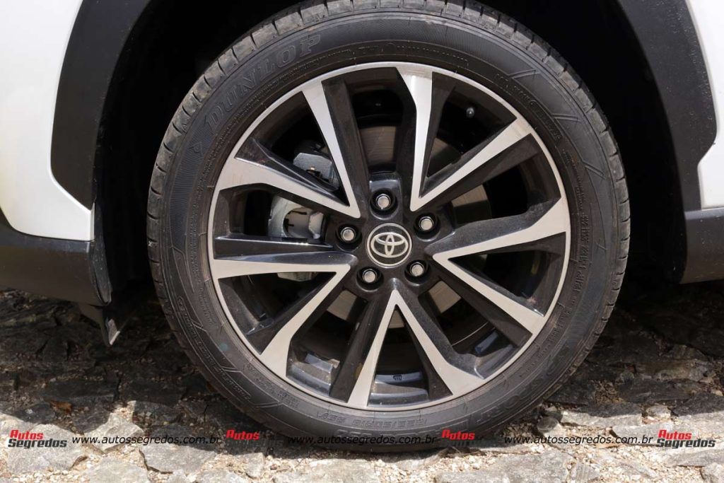 roda do Toyota Corolla Cross 2024