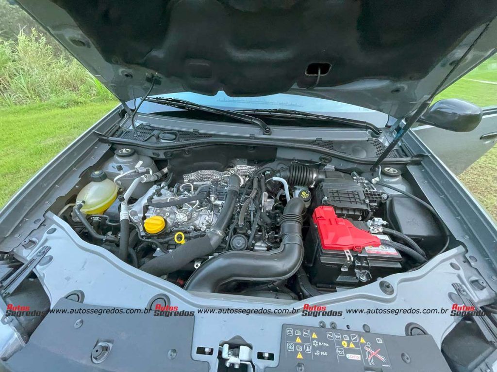 motor 1.3 Turbo Flex da Renault Oroch Outsider 2024