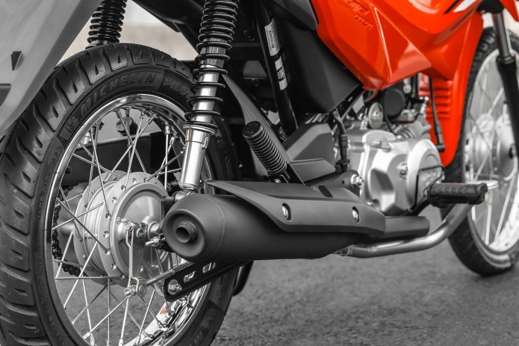 cano de descarga da Nova Honda Pop 110i ES 2025