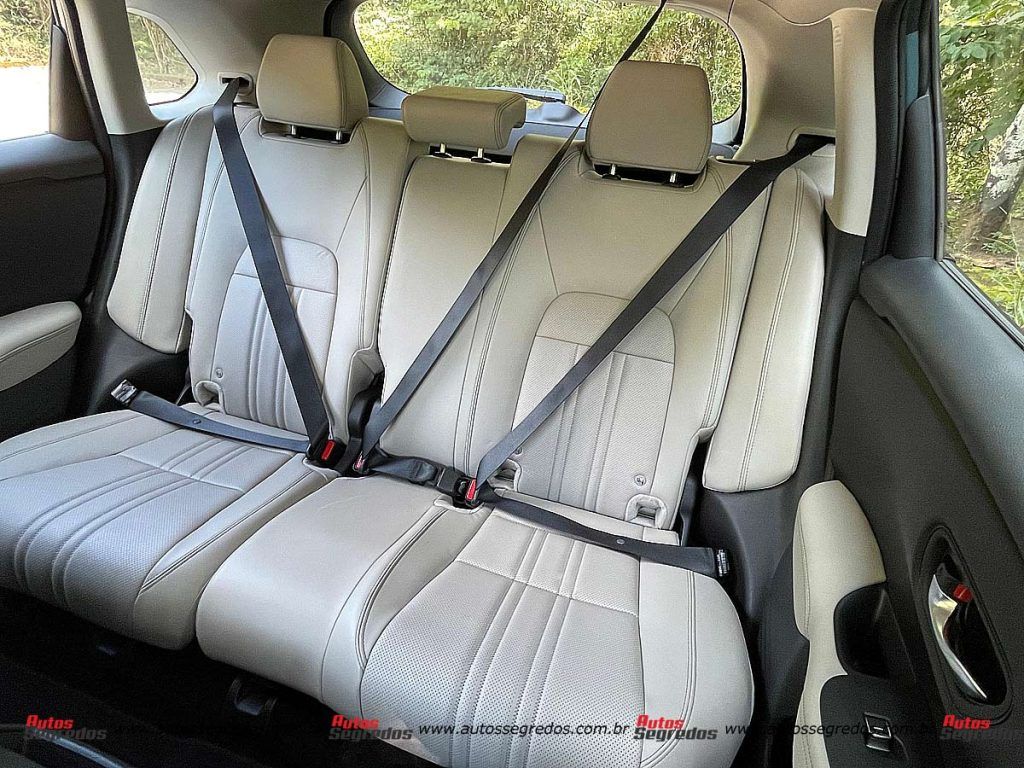 banco traseiro do Honda ZR-V Touring