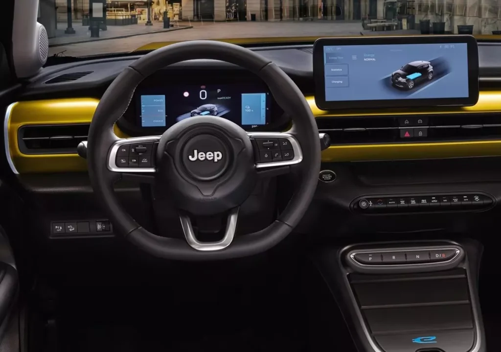 painel do Novo Jeep Avenger