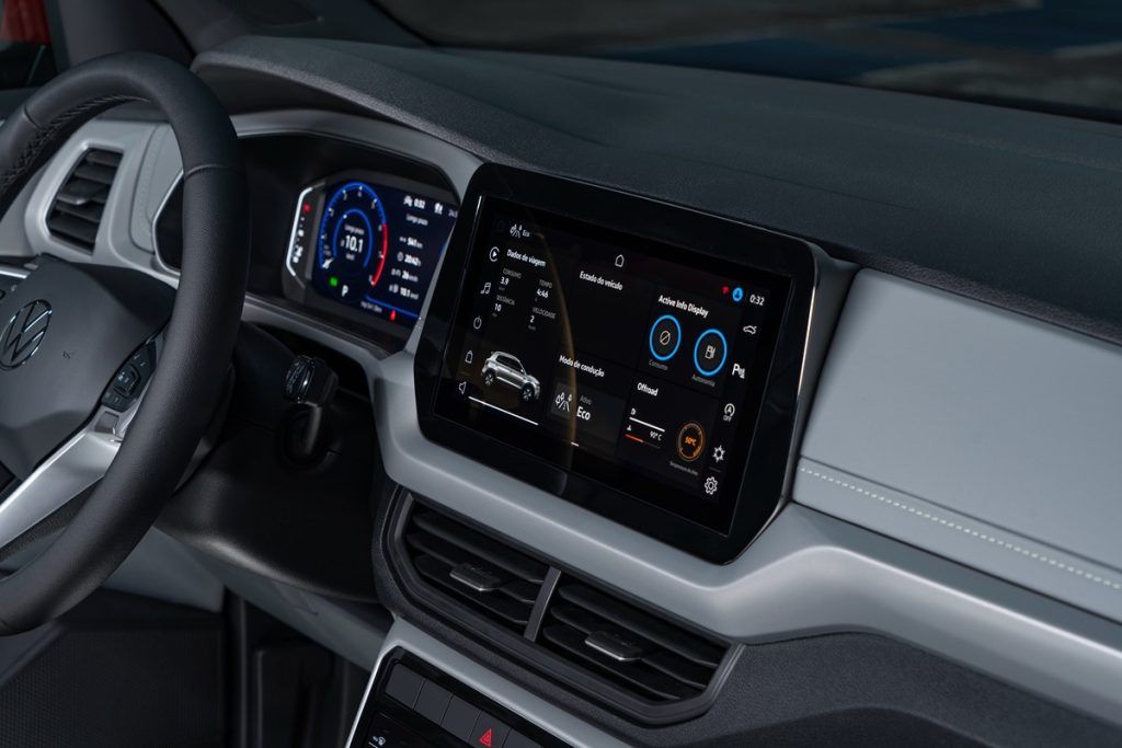 painel do Novo Volkswagen T-Cross Comfortline 2025