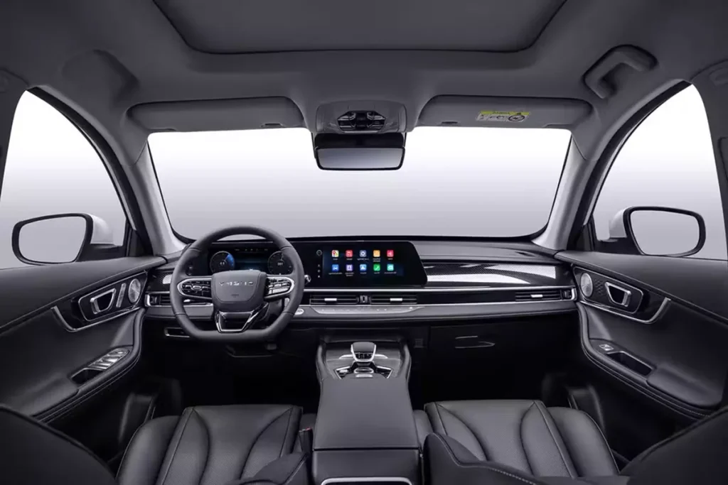 painel do Chery Tiggo 7 Hybrid plug in 2025