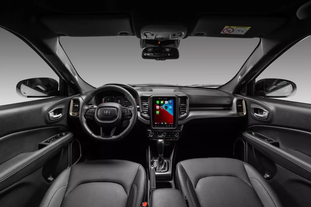 painel da Fiat Toro Tributo 125 anos   