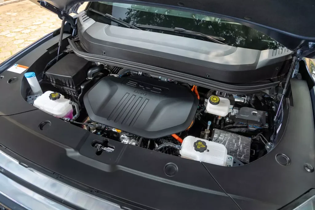 Motor da BYD Shark PHEV (híbrida plug-in)