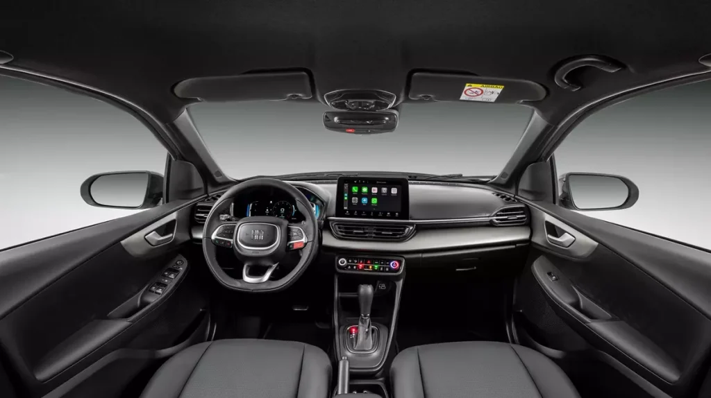painel do Fiat Pulse Impetus T200 Hybrid 2025 