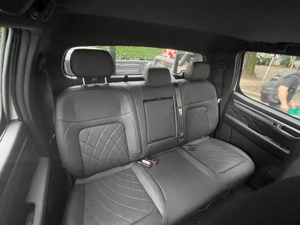 banco traseiro da JAC Hunter 2.0 Turbodiesel 4x4 AT 
