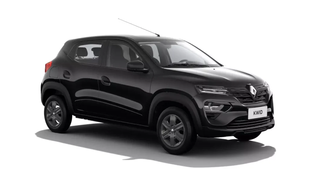 Renault Kwid Zen 2025 na cor preta de frente