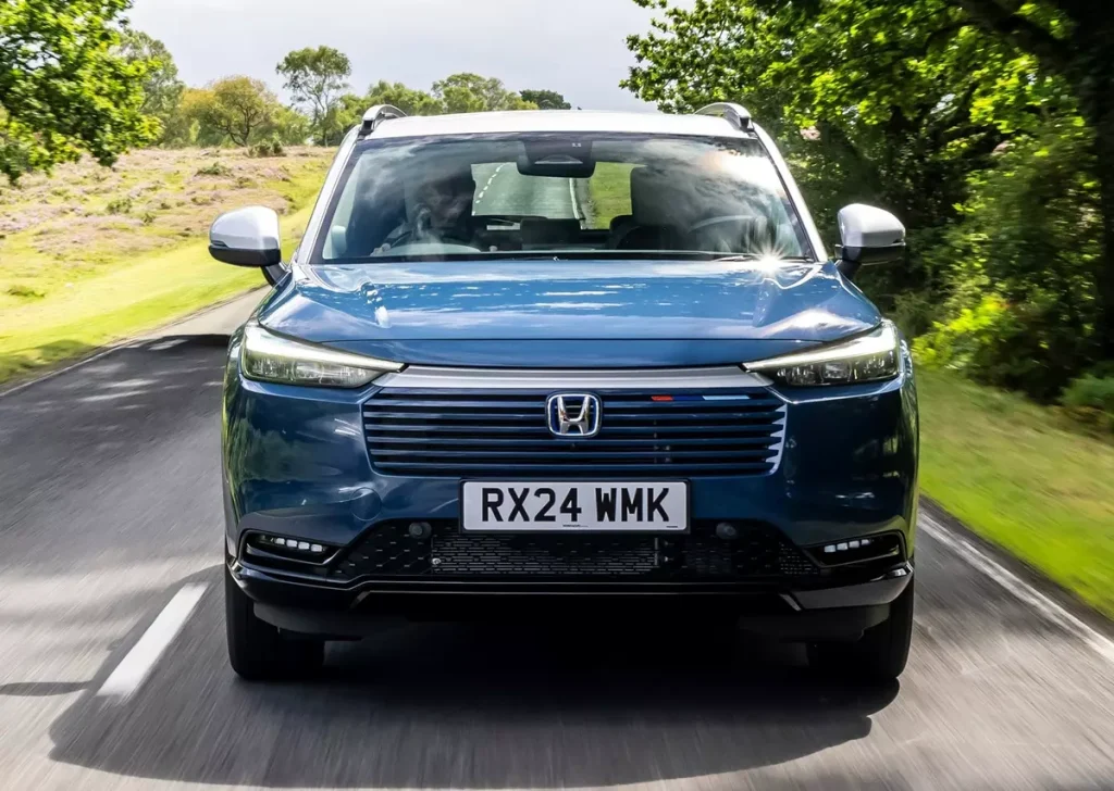 Novo Honda HR-V 2026 de frente na cor azul