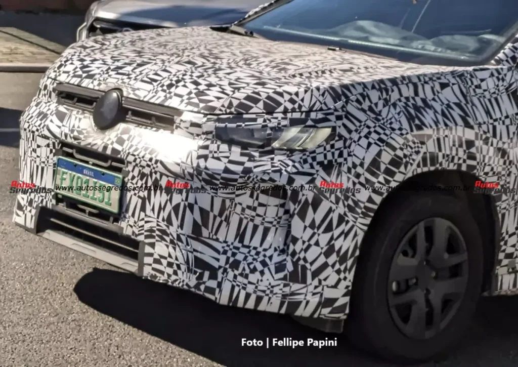 Detalhe da dianteira do VW Tera 2026 1.0 MPI