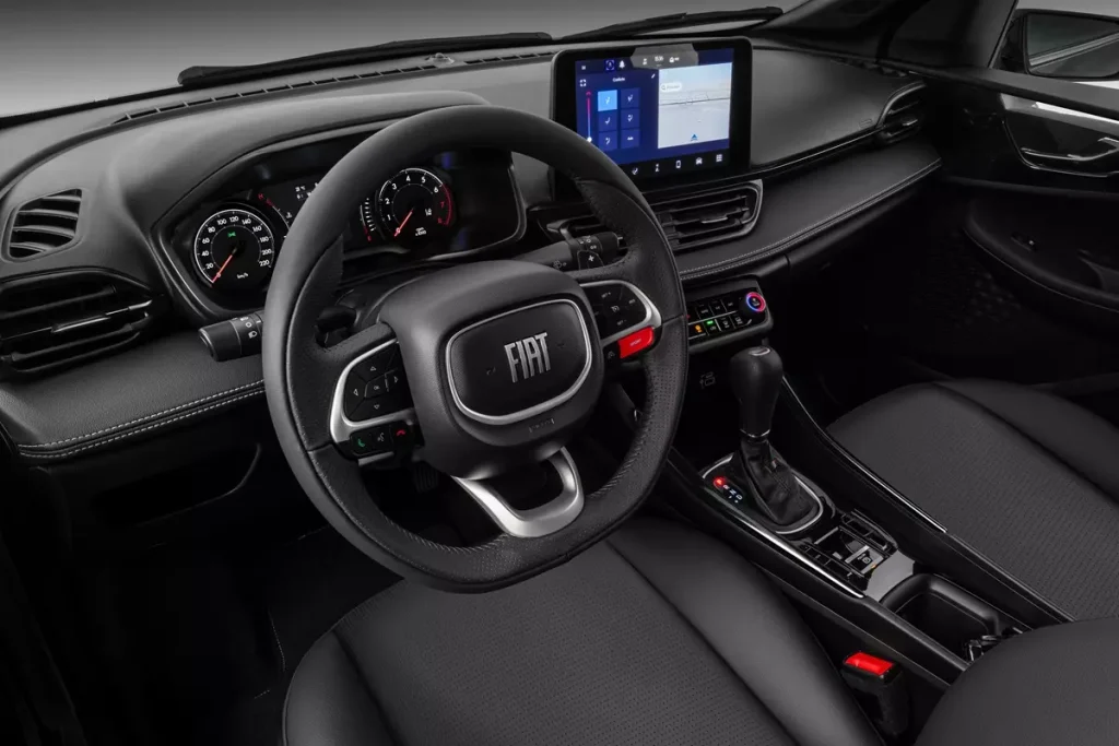 painel do Fiat Fastback T200 Hybrid Lollapalooza 