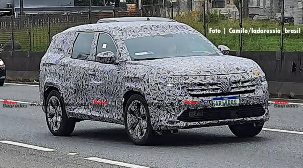 Flagra Novo Renault Boreal 2026 de frente