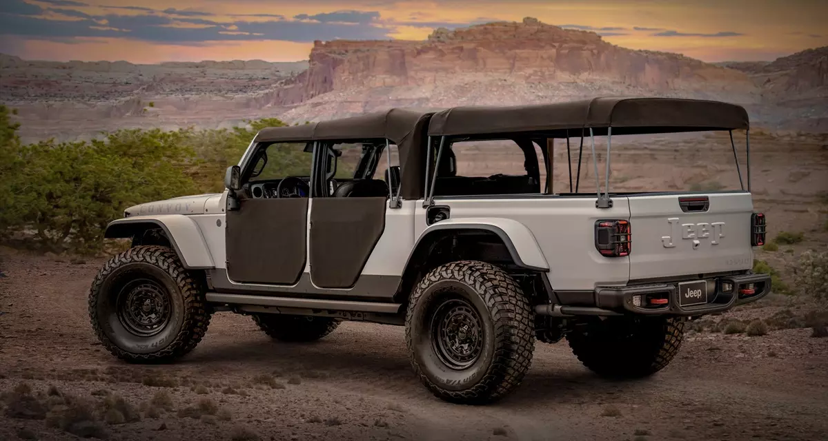 Jeep Convoy is a military-inspired 