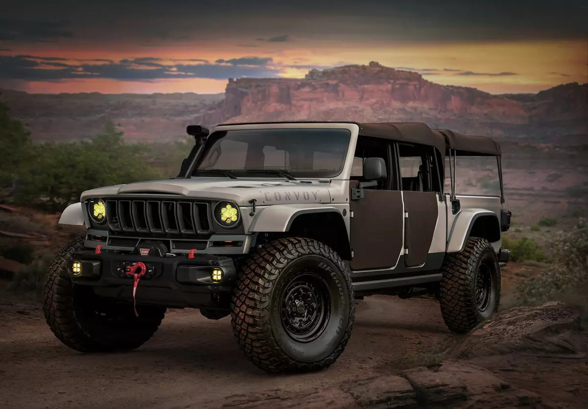 Jeep Convoy is a military-inspired 