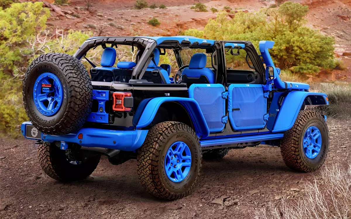 Jeep Wrangler 4xe Blueprint concept  