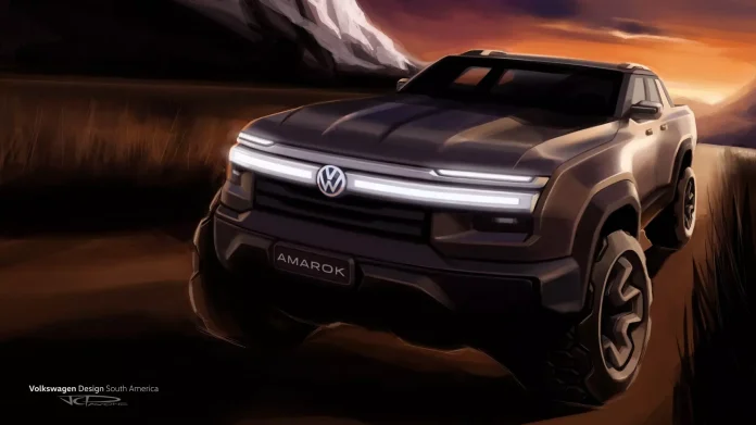 Nova Volkswagen Amarok estreará no Brasil em 2027