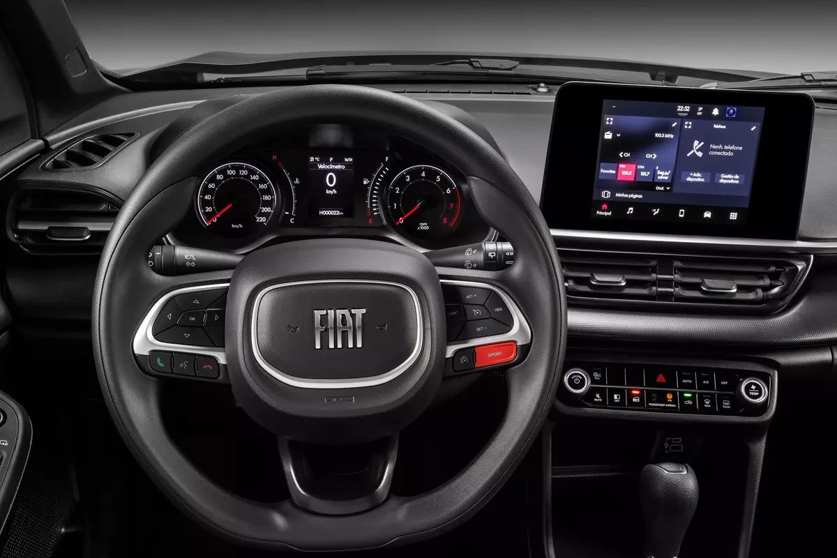 painel do Fiat Pulse Turbo 200 2026 