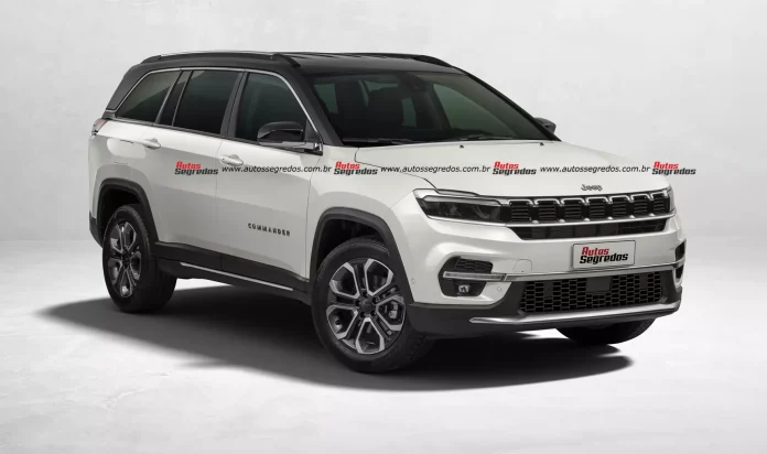 projecao Jeep Commander Limited 2026 chamada projeção Jeep Commander Limited 2026