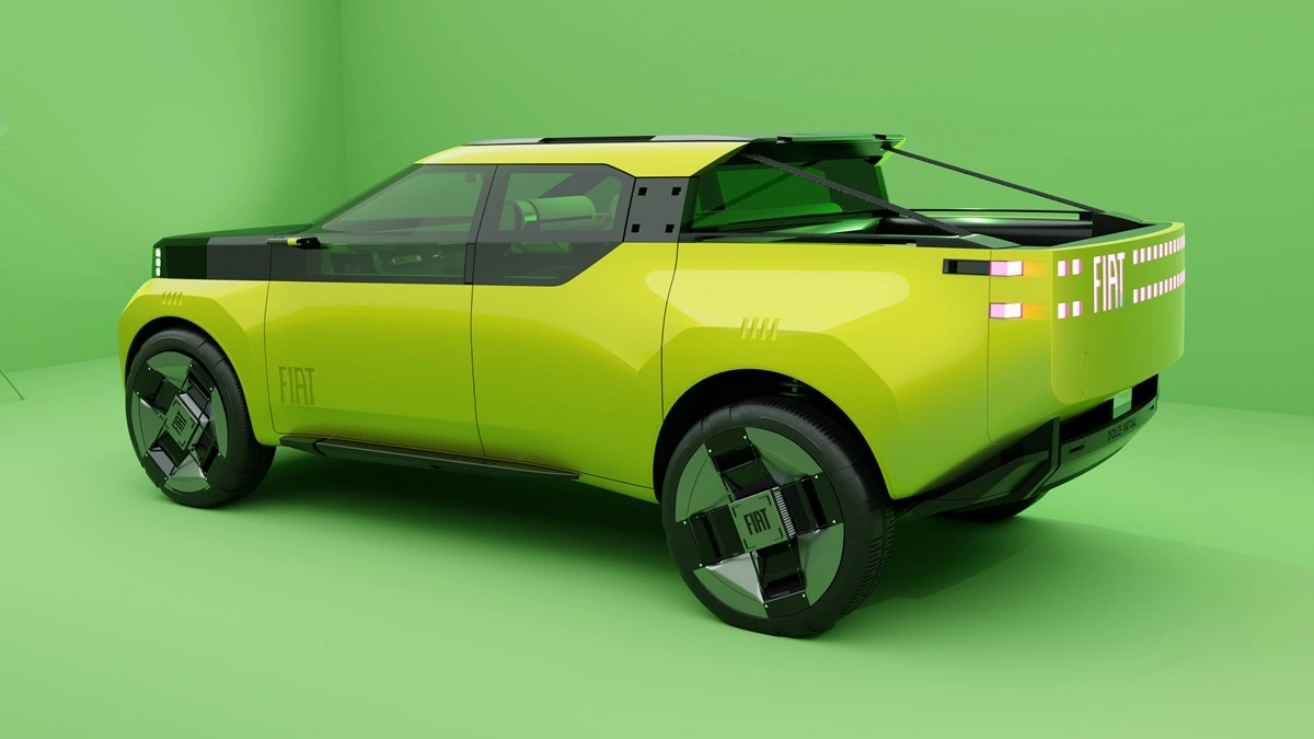 Conceito nova Fiat Strada de traseira