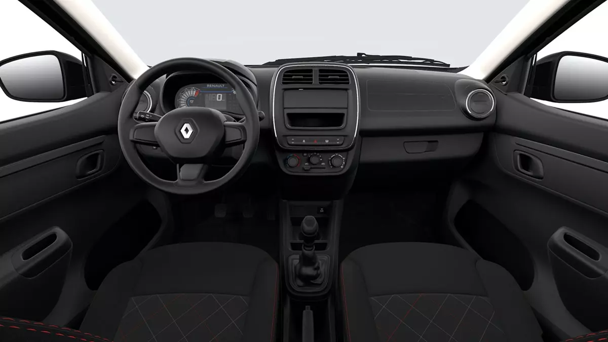 painel do Renault Kwid Zen 2026