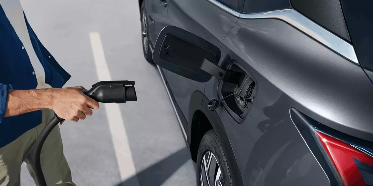 Tomada de recarga do Chevrolet Captiva EV Premier 2026  