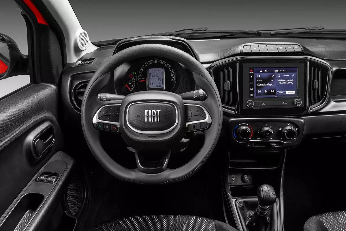 painel do Fiat Mobi Trekking 2026
