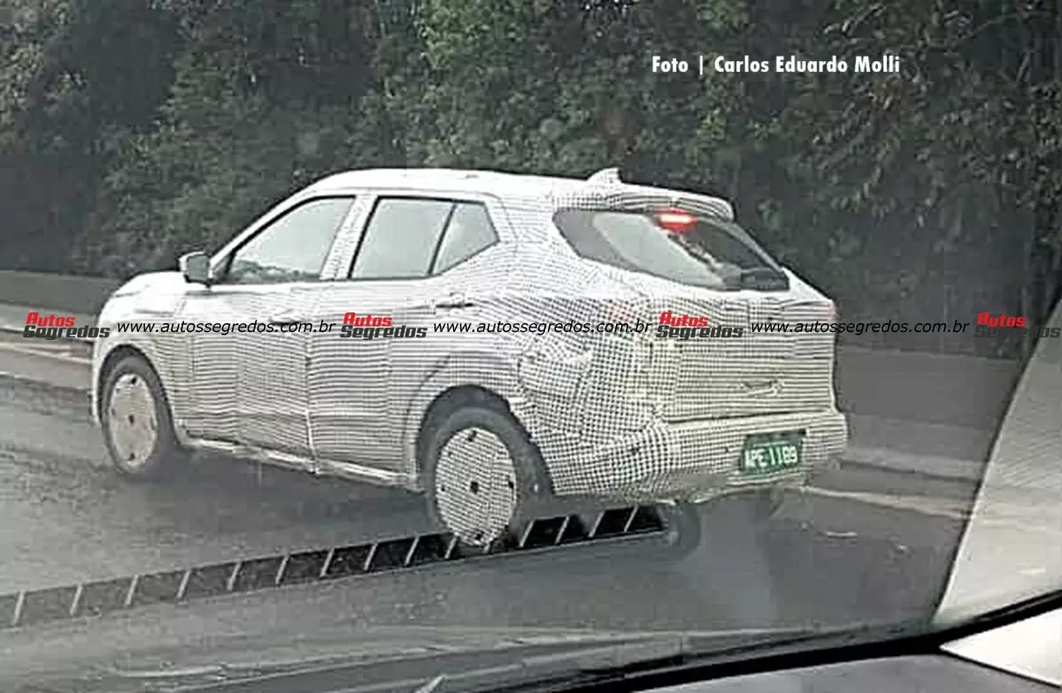 Flagra novo SUV Nissan Brasil  