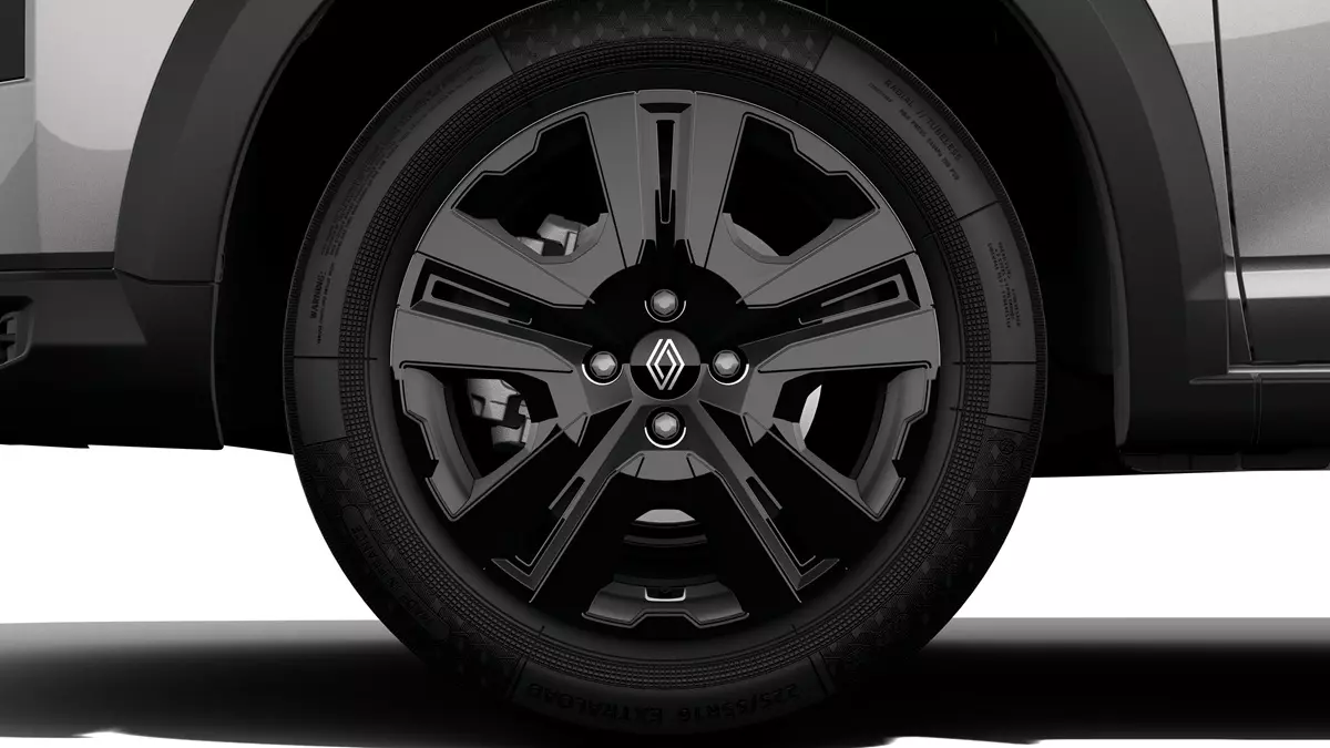 roda de liga do Novo Renault Kardian Authentic