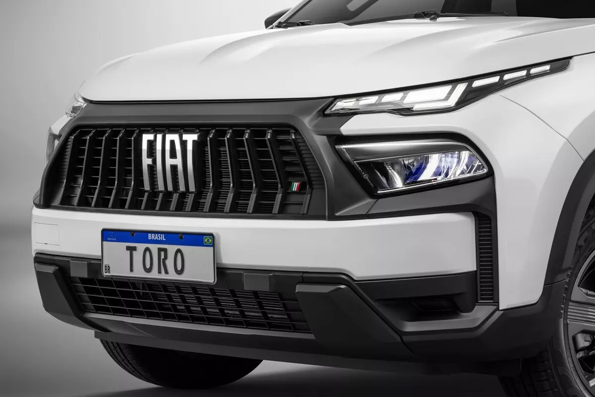 Fiat Toro Endurance 2026 de frente na cor branca
