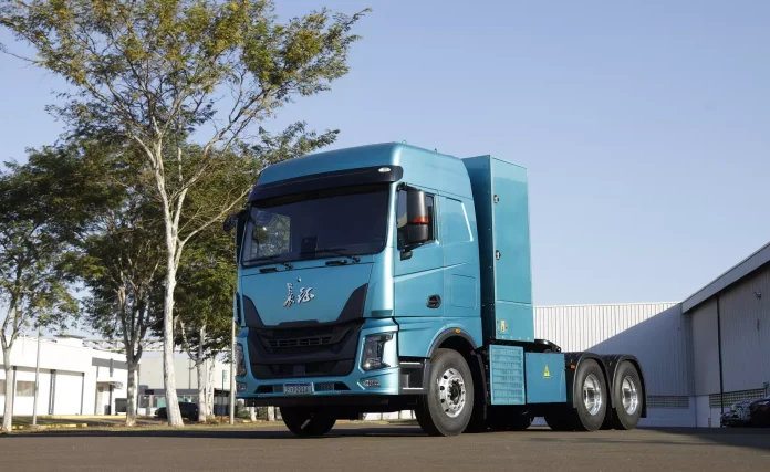 Caminhão GWM Hydrogen powered by FTXT