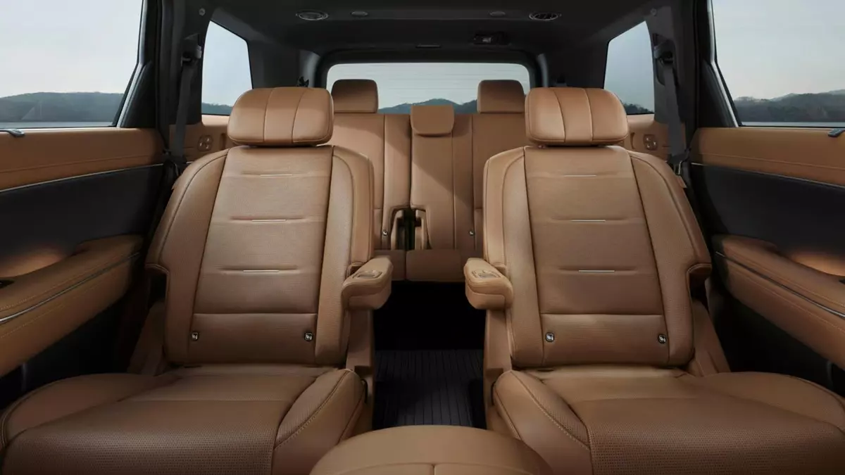 Bancos dianteiros do Novo Hyundai Palisade 2026
