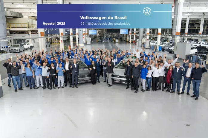 VW ultrapassa a marca de 26 milhões de veículos produzidos no Brasil