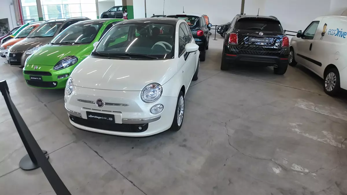 Fiat 500 no Museu Heritage HUB Mirafiori 