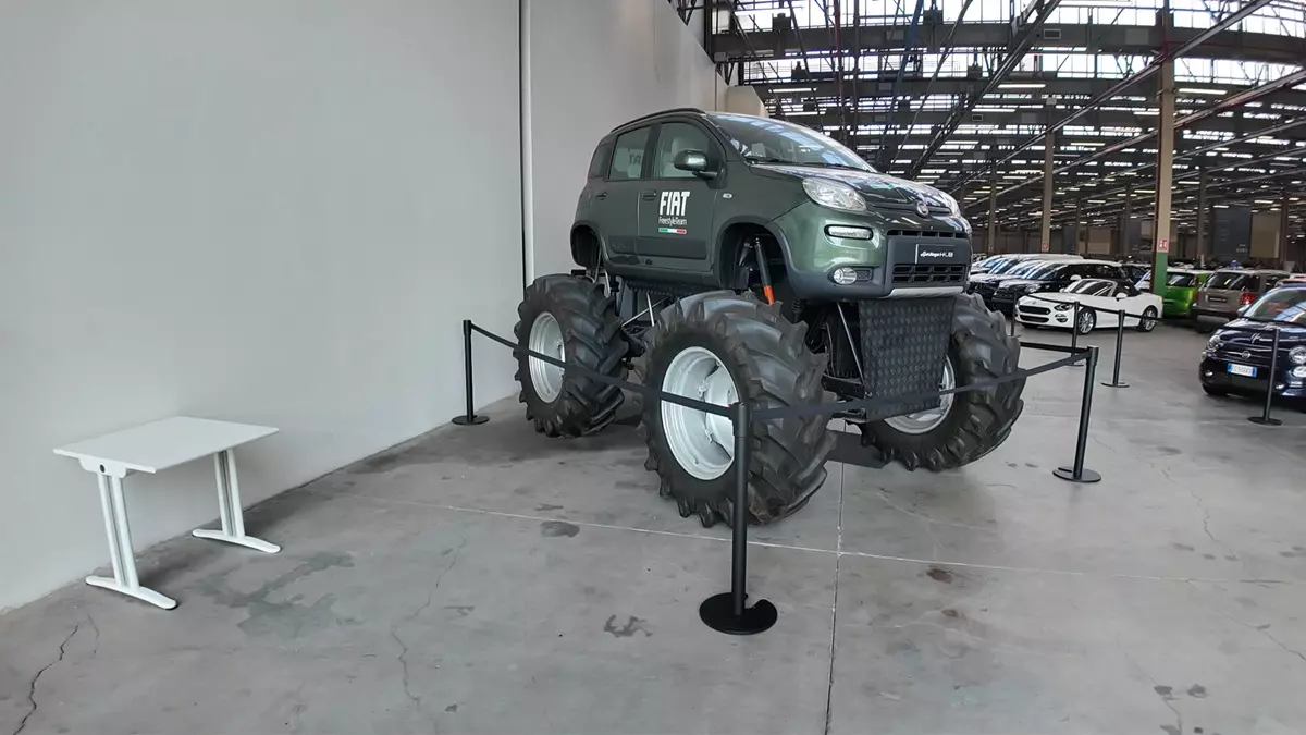 Fiat Panda Bigfoot no Museu Heritage HUB Mirafiori  