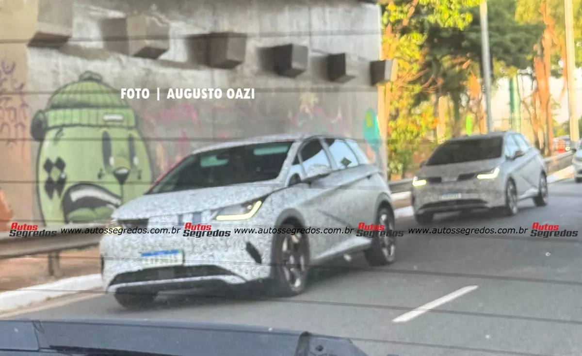 Flagra do leitor: BYD Dolphin 2027 já roda em testes no Brasil