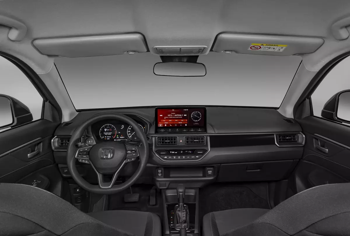 painel do Honda WR-V EX 2026
