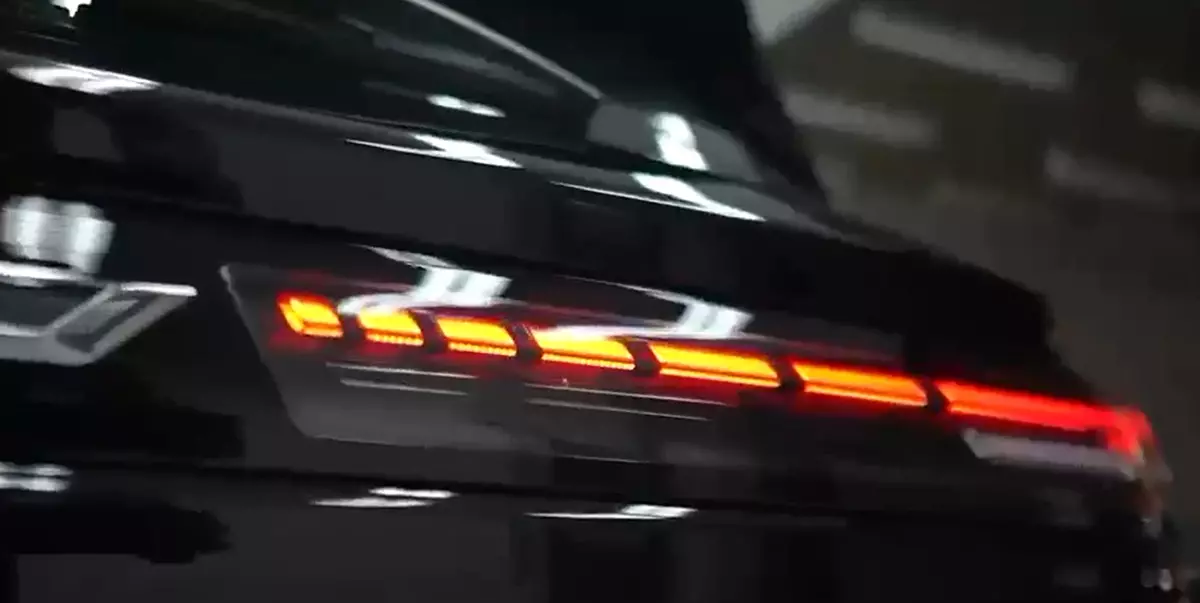 detalhe da traseira do Chevrolet Sonic  