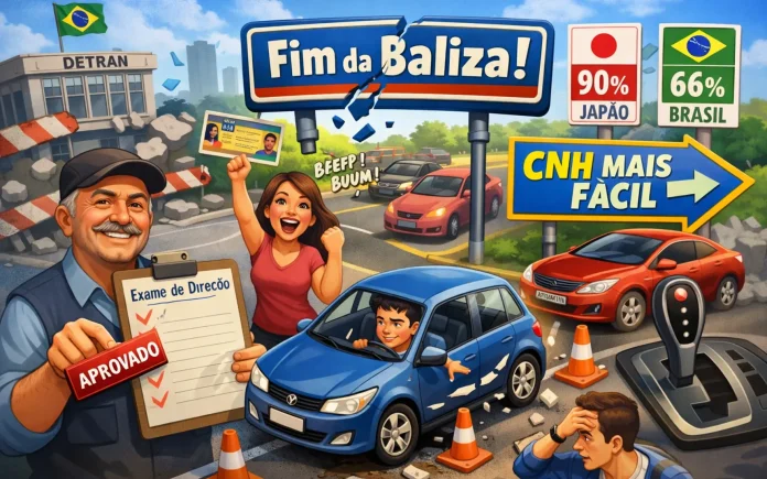 Fim da prova de baliza vai facilitar obtenção da CNH