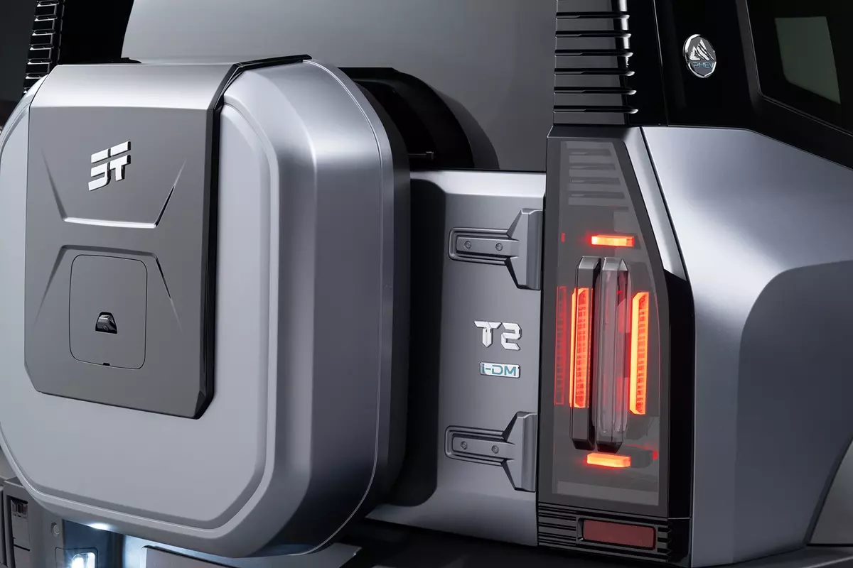 detalhe da traseira do Novo Jetour T2