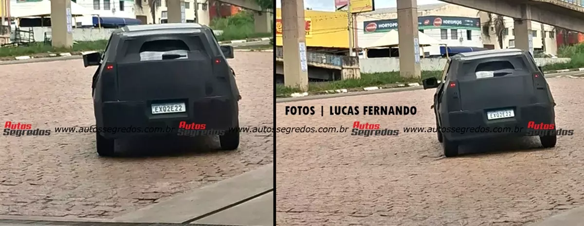 Flagra Fiat Argo 2027 (novo Panda)  