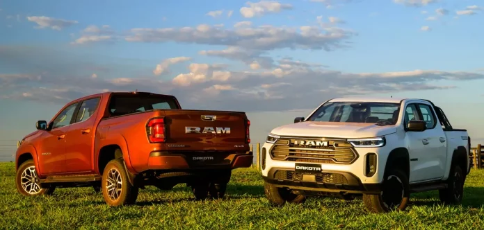 Nova Ram Dakota Laramie e Warlock