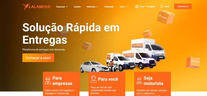Lalamove corta comissão de motos para 5,99% e amplia ganho dos entregadores no Brasil