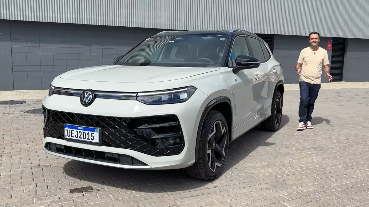 Jornalista Marlos Ney Vidal e o VW Tiguan R-Line 2026